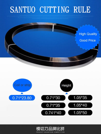 stainless steel cutting ruler steel rule die cutting machines