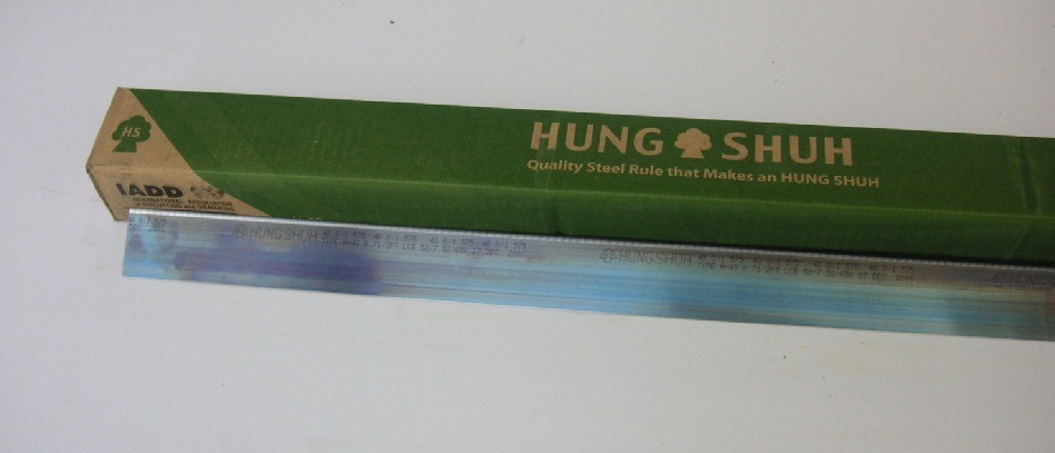Low Price Tai Wan Hung Shuh Quality Steel Rule