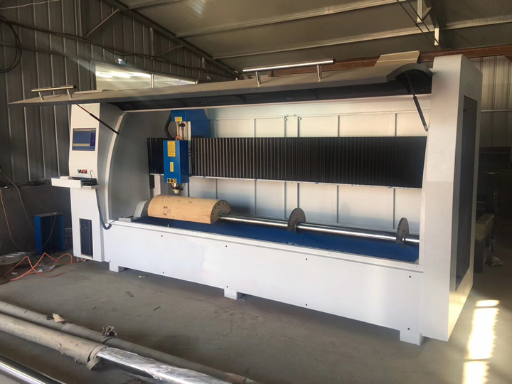 Economic CNC Rotary Die Board Milling Cutting Machine For Rotary Die Board Making